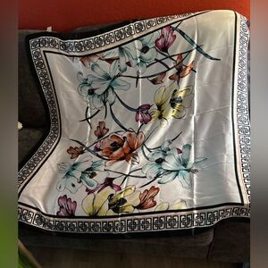 Chico's Floral Silk Scarf - Multicolor